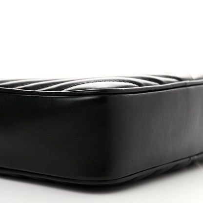 Saint Laurent Calfskin Matelasse Monogram Lou Camera Bag Black 9 of 10