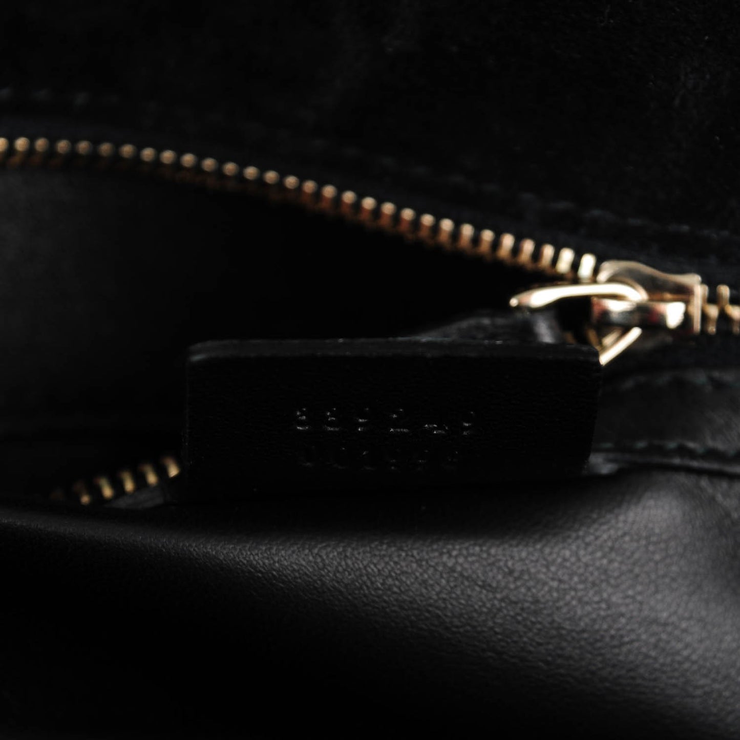 Patent Microguccissima Medium Broadway Clutch Black
