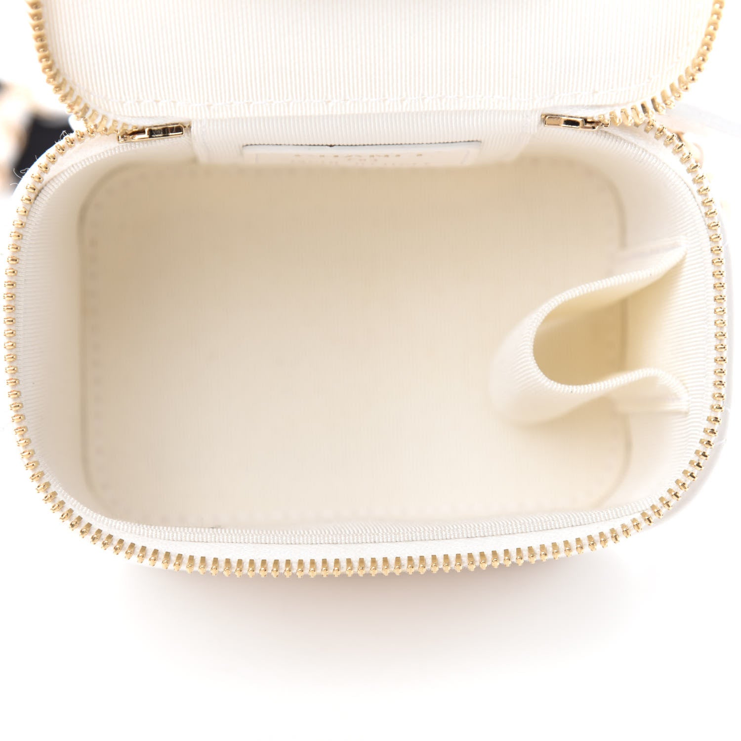Chanel Lambskin Quilted My Chanel Lady Vanity Case With Chain White 5 of 11