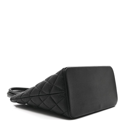 Chanel Caviar Quilted Medallion Tote Black 9 of 10