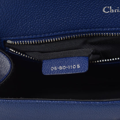 Christian Dior Grained Calfskin Medium Diorama Flap Bag Bleu De Minuit 6 of 8