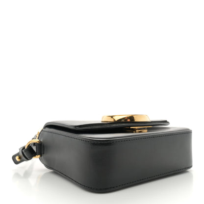 Chloe Shiny Calfskin Suede Mini C Double Carry Black 4 of 11