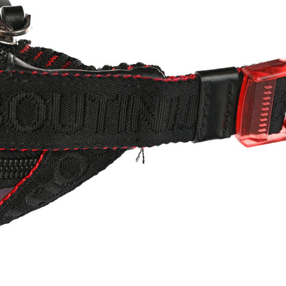 Christian Louboutin Calfskin Spiked Paris NYC Belt Bag Black Black 11 of 11
