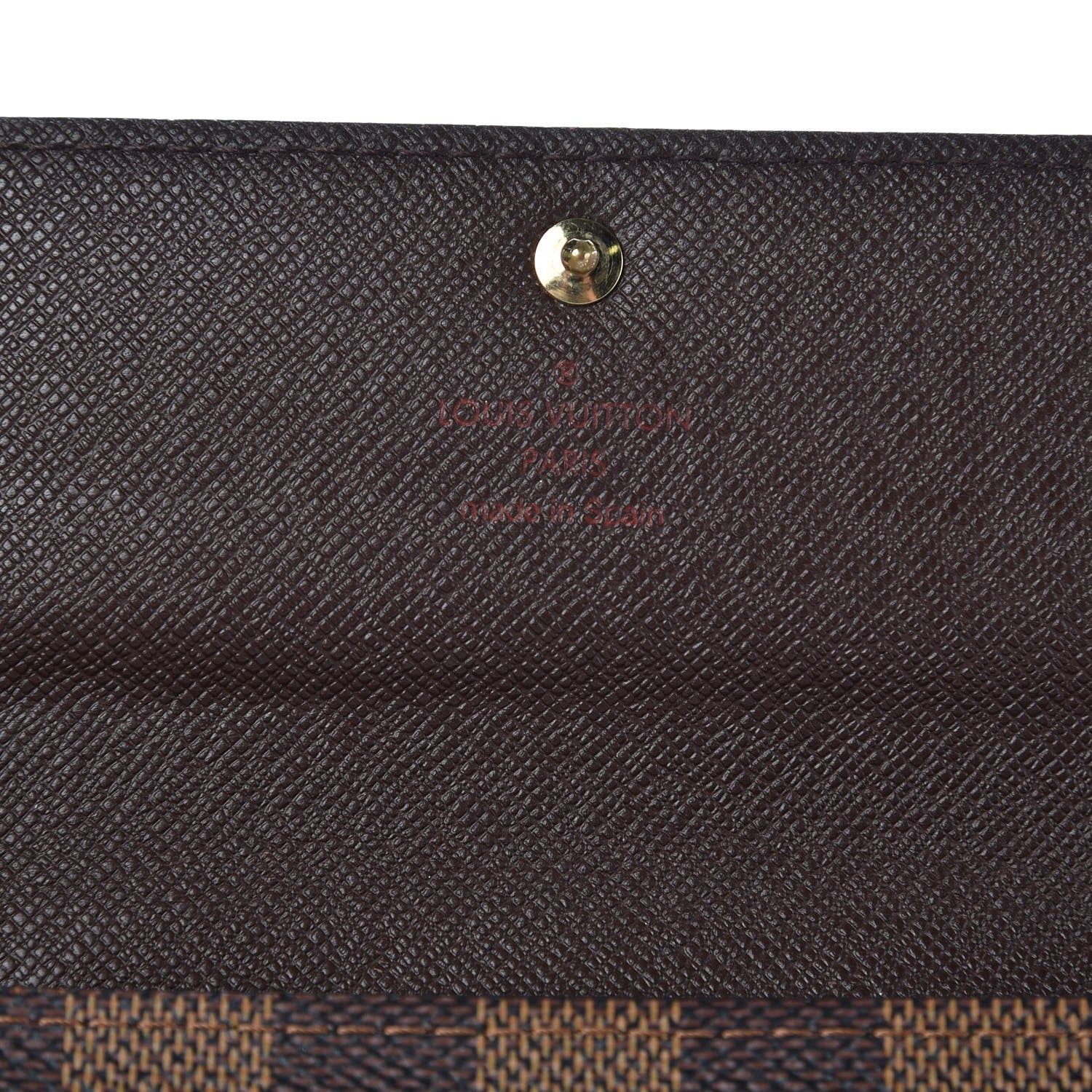 Louis Vuitton Damier Ebene Sarah Wallet 6 of 7