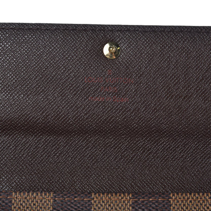 Louis Vuitton Damier Ebene Sarah Wallet 6 of 7
