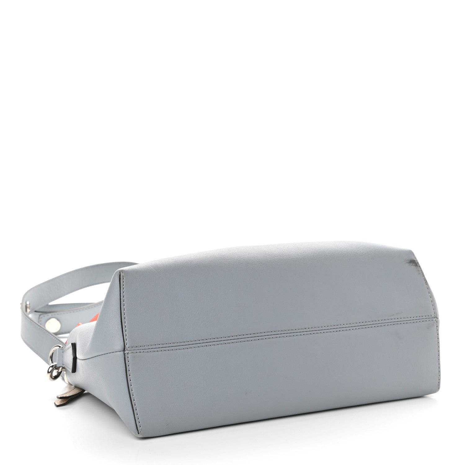 Fendi Vitello Dolce Knotted Medium By The Way Boston Bag Polvere Orzo Multicolor 4 of 10