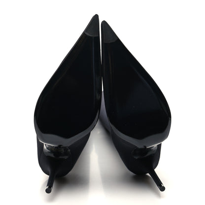 Balenciaga Spandex Pointed Toe Knife Thigh High Boots 38 Black 5 of 6
