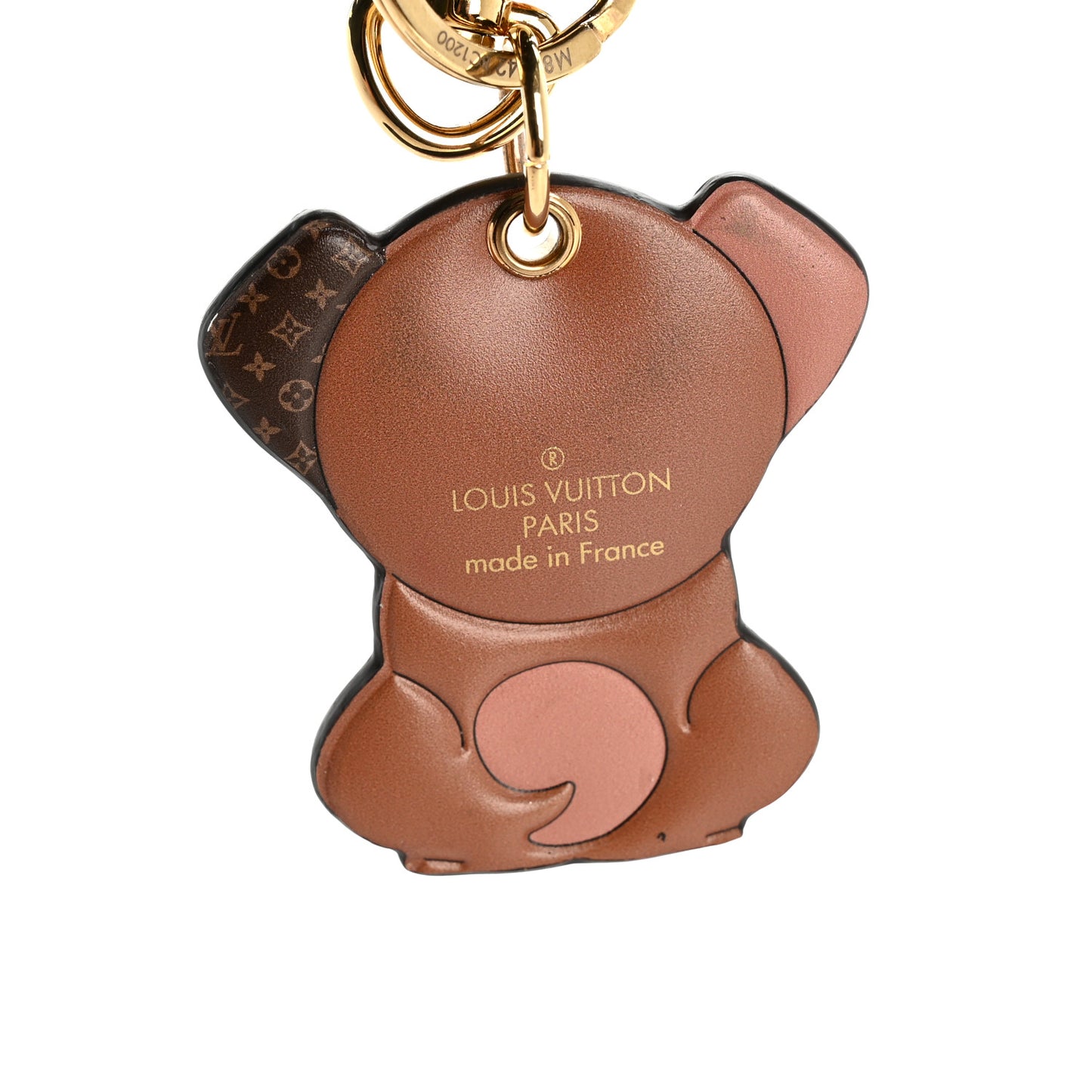 Monogram Puppy Bag Charm Key Holder