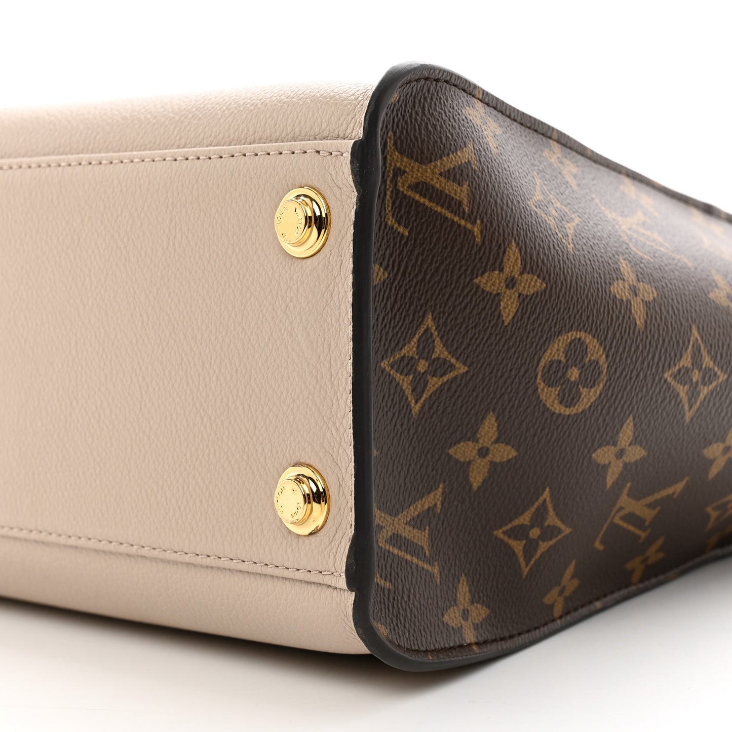 Calfskin Monogram On My Side Greige