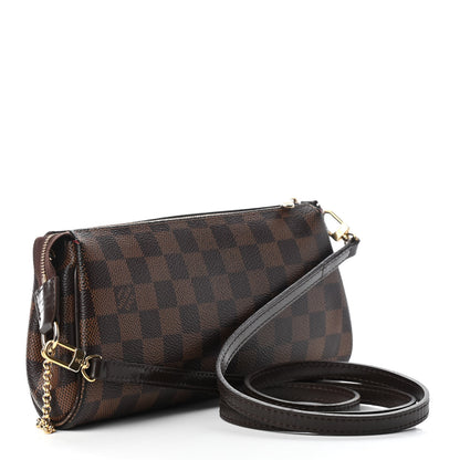 Louis Vuitton Damier Ebene Eva Clutch 3 of 10