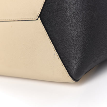 Louis Vuitton Calfskin Lockme Go Tote Black Vanilla 15 of 18