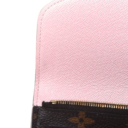 Louis Vuitton Monogram Emilie Wallet Rose Ballerine 10 of 20
