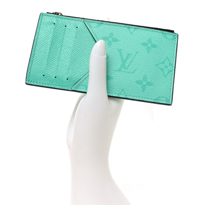 Louis Vuitton Taigarama Coin Card Holder Miami Green 2 of 7
