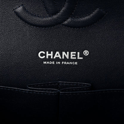 Chanel Caviar Quilted Medium Double Flap Navy 6 of 11