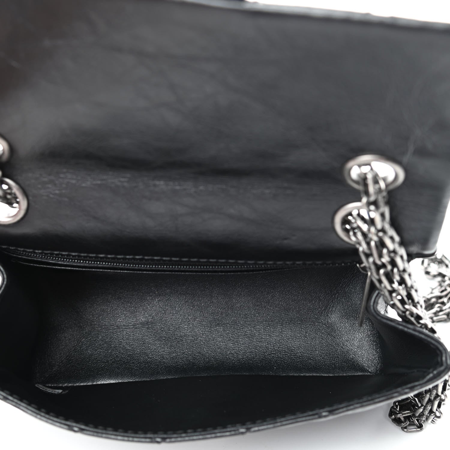 Chanel Aged Calfskin Quilted 2.55 Reissue Mini Flap Black 4 of 4
