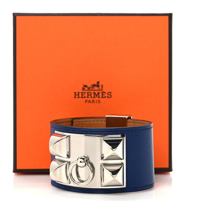 Hermes Swift Collier De Chien CDC Bracelet S Bleu Saphir 6 of 6