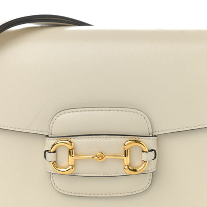 Gucci Azalea Calfskin Horsebit 1955 Shoulder Bag Mystic White 10 of 11