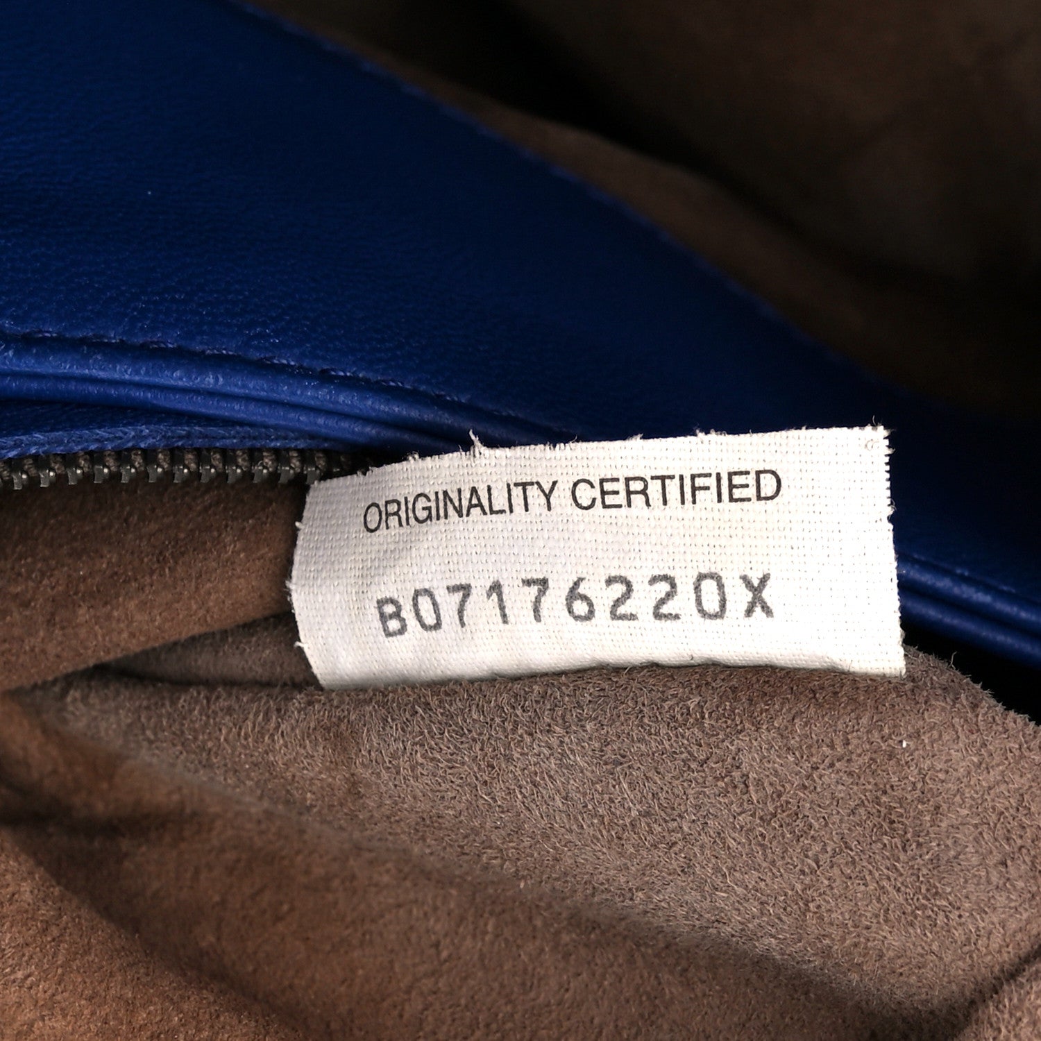 Bottega Veneta Nappa Intrecciato Olimpia Shoulder Bag Cobalt 9 of 12
