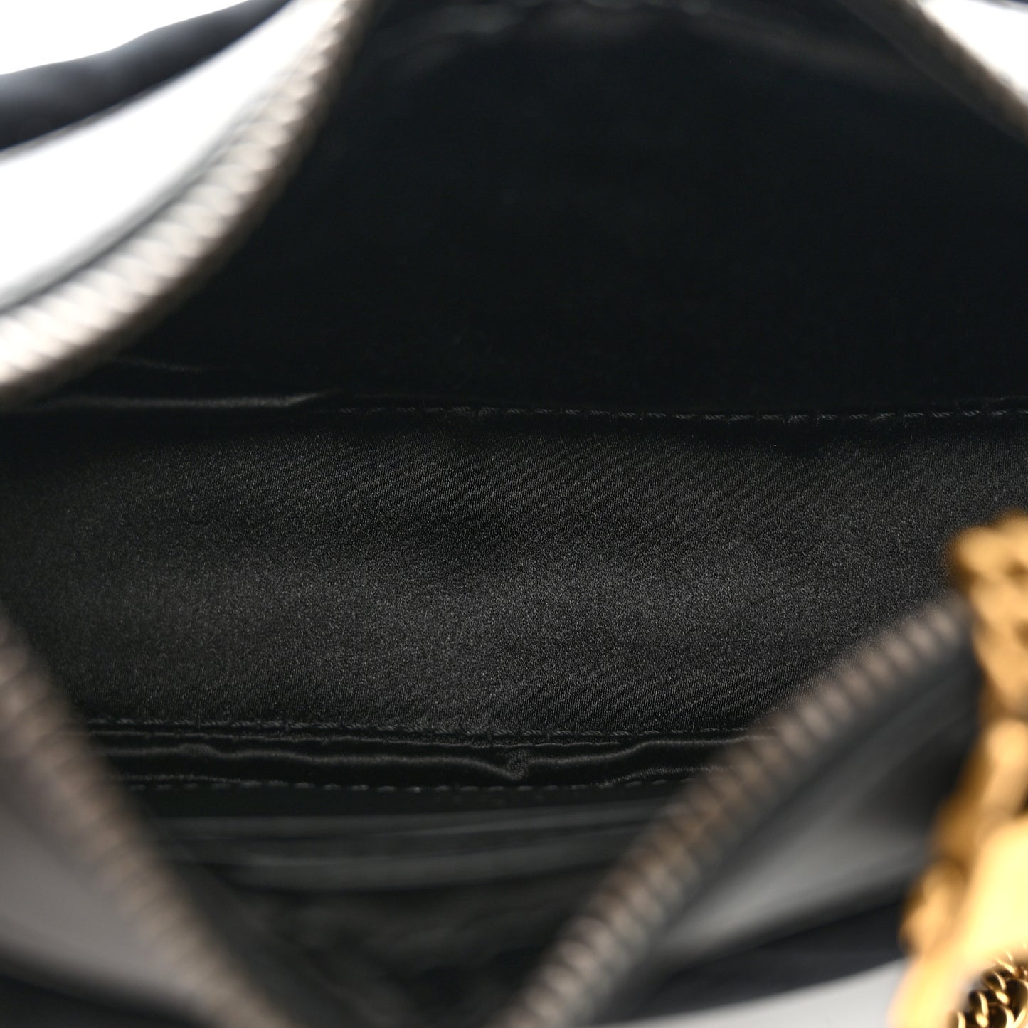 Velvet Matelasse Double G Studs Torchon GG Marmont Half Moon Hobo Black