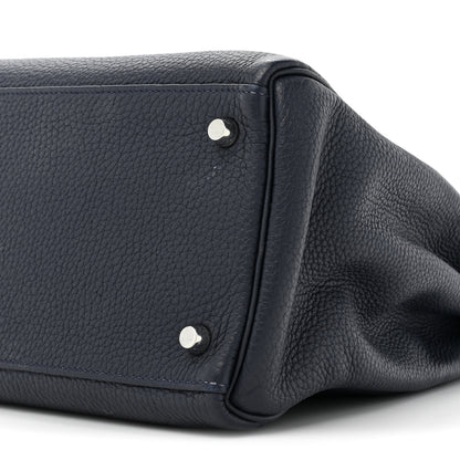 Hermes Togo Kelly Retourne 35 Bleu Indigo 9 of 16