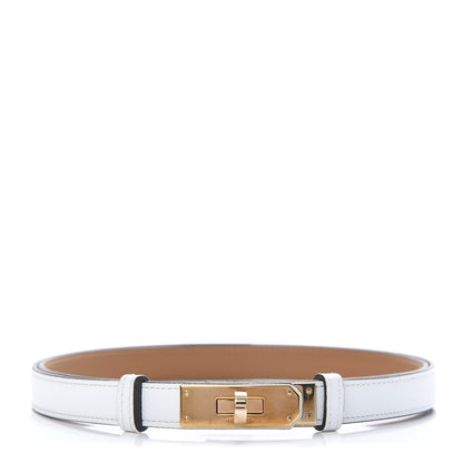 Hermes Epsom Kelly Belt White 1 of 6
