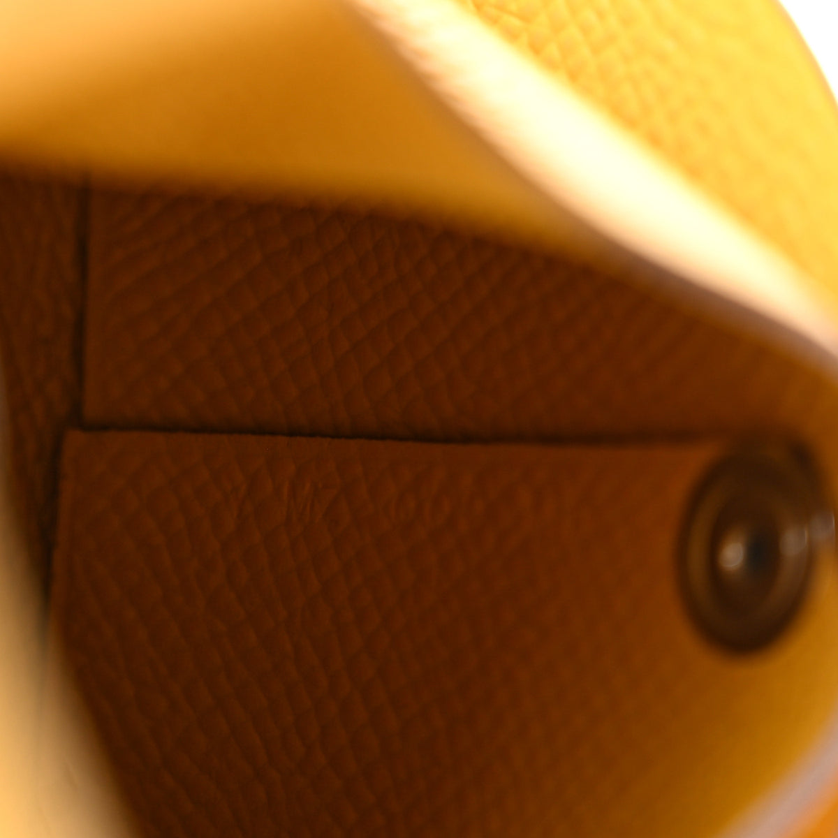 Hermes Epsom Bastia Coin Purse Jaune Ambre 7 of 9