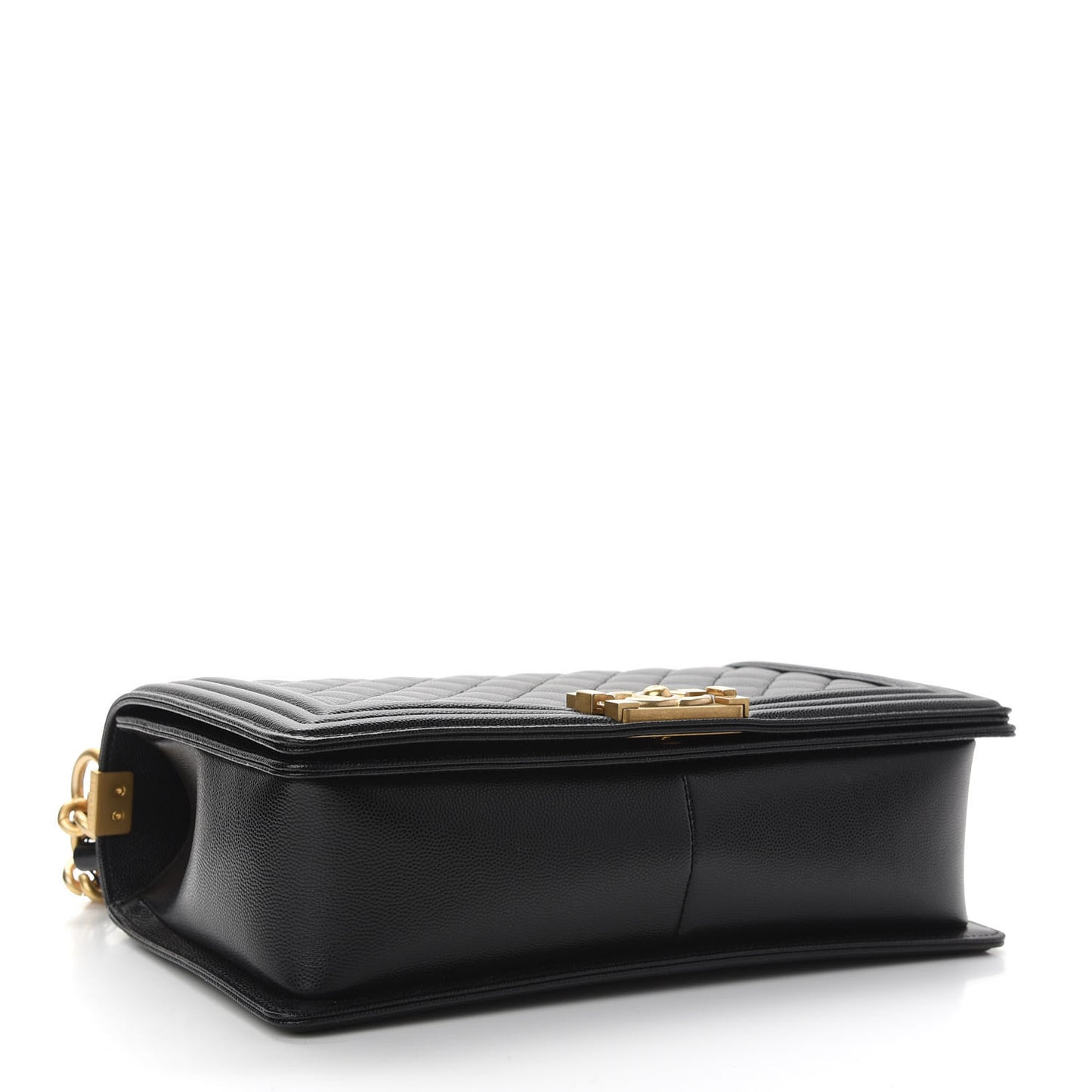 Caviar Quilted New Medium Boy Flap Black