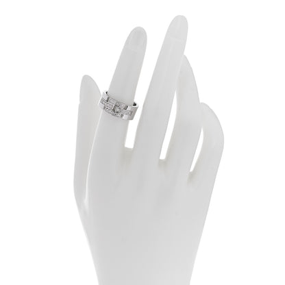 Cartier 18K White Gold Diamond Maillon Panthere Ring 53 6.5 2 of 6