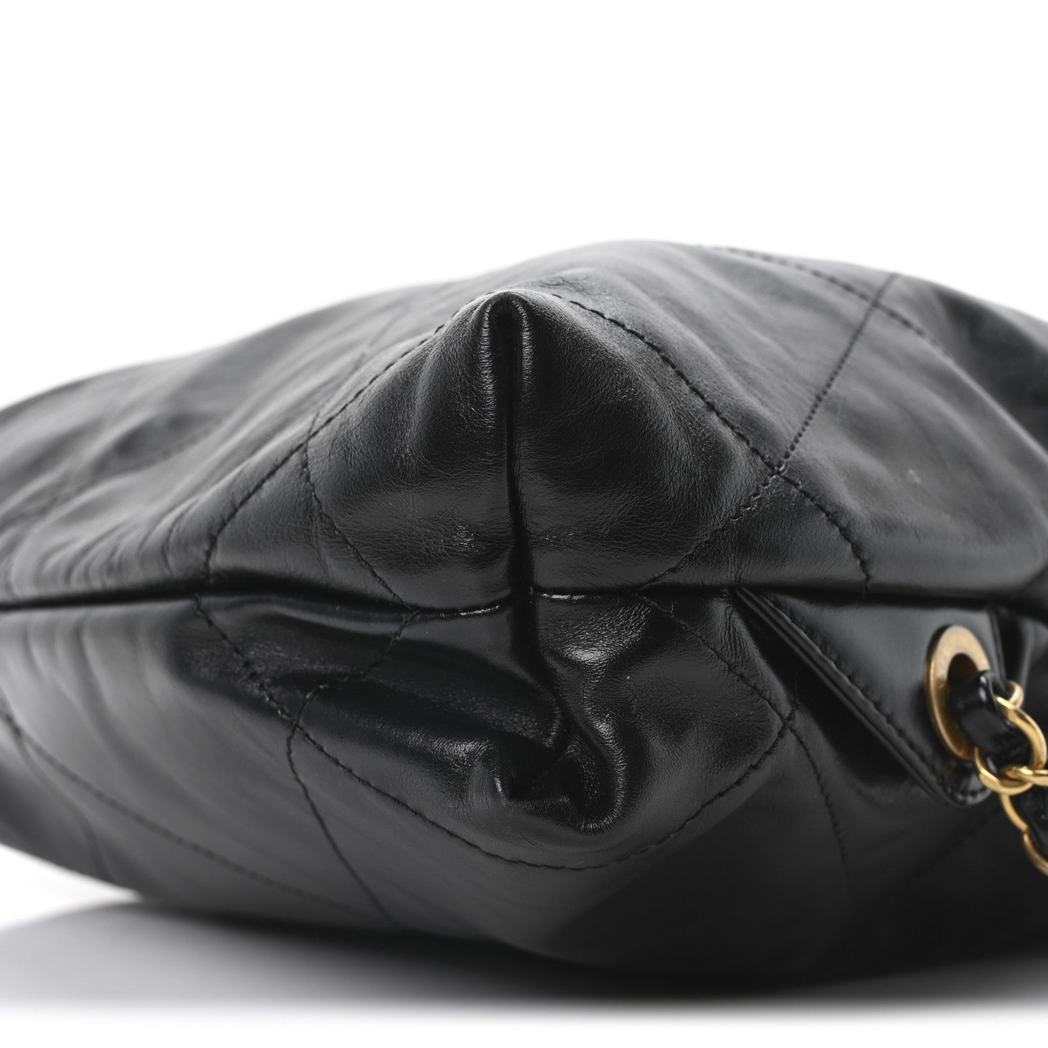 Chanel Shiny Calfskin Quilted Chanel 22 Backpack Black 10 of 10