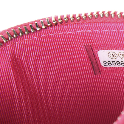 Chanel Goatskin Quilted Reissue Flap Zip Card Holder Pink 5 of 6