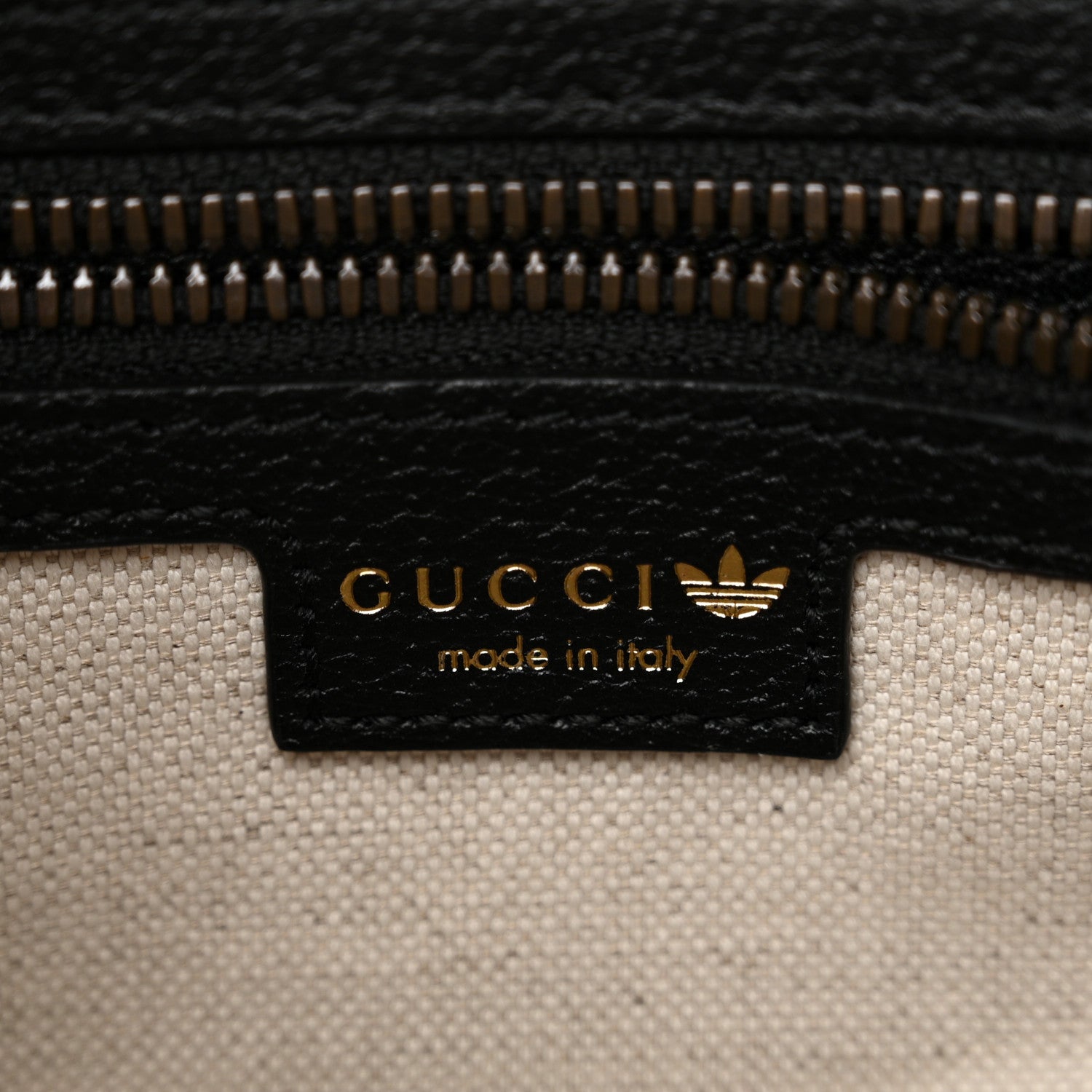 Gucci X ADIDAS Crystal Vintage Monogram Textured Dollar Calfskin Web Trefoil Logo Small Messenger Bag Hibiscus Red Off White Black 7 of 11