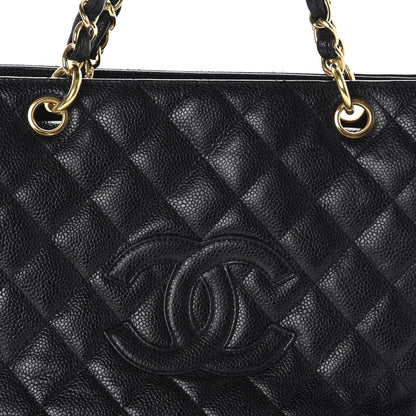 Chanel Caviar Quilted Petit Timeless Tote PTT Black 9 of 9