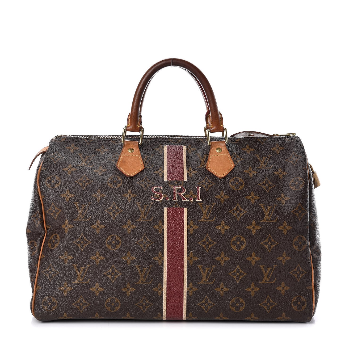 Monogram My LV Heritage Speedy 35 Bordeaux Ivory
