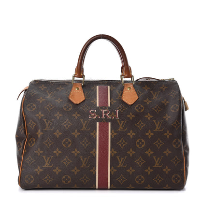 Louis Vuitton Monogram My LV Heritage Speedy 35 Bordeaux Ivory 1 of 14