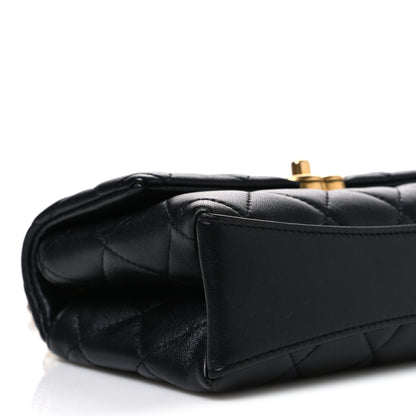 Chanel Lambskin Quilted Chic Pearls Mini Flap Black 9 of 10
