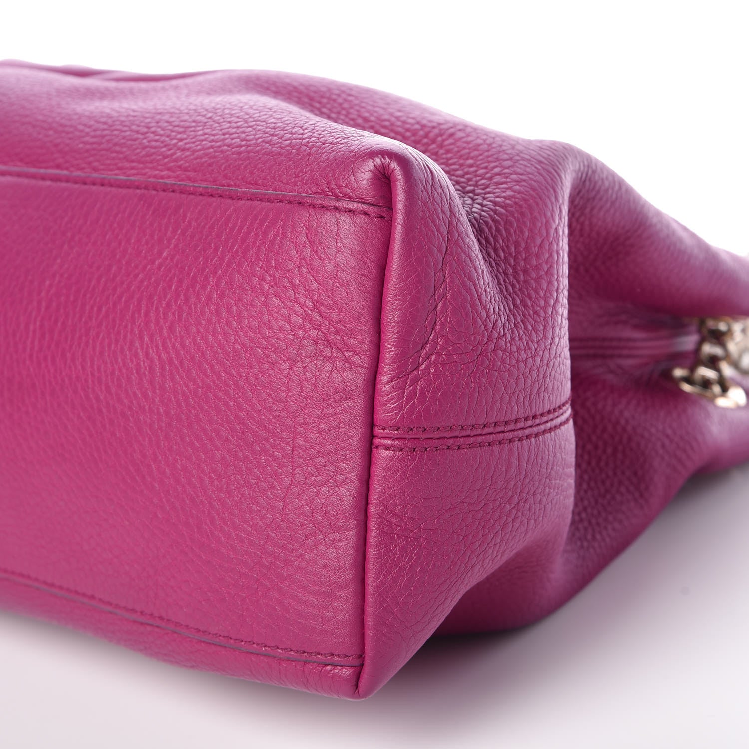 Gucci Cellarius Calfskin Medium Soho Chain Shoulder Bag Bright Bouganville 9 of 11