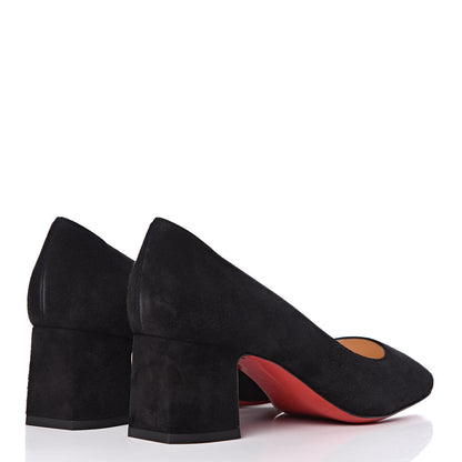 Christian Louboutin Veau Velours Donna Studs 55 Pumps 37.5 Black 4 of 9