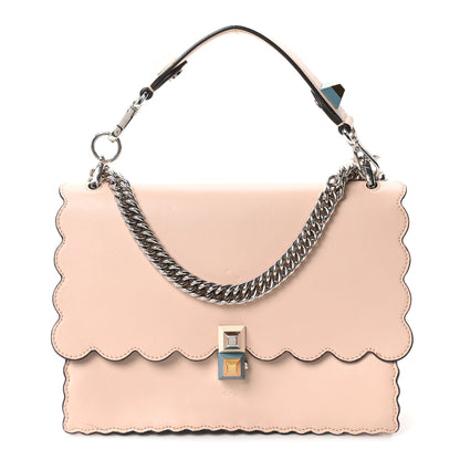 Fendi Vitello Liberty Scalloped Studded Kan I Shoulder Bag Plaster 1 of 10