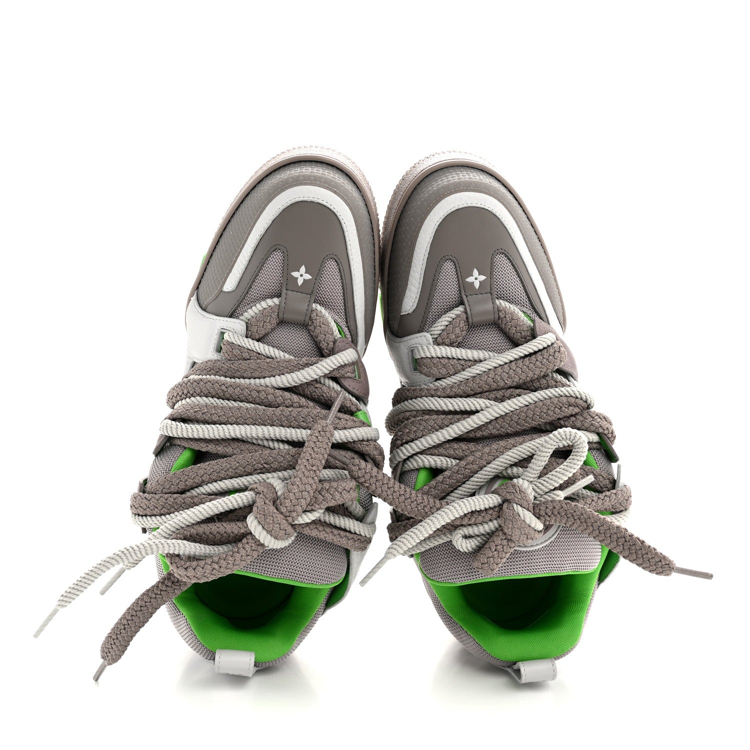 Louis Vuitton Calfskin Mens LV Skate Sneaker 9 Grey Green 2 of 10