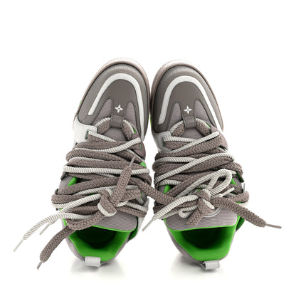 Louis Vuitton Calfskin Mens LV Skate Sneaker 9 Grey Green 2 of 10