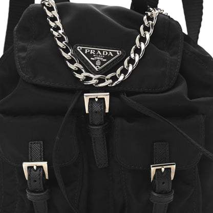 Prada Nylon Vela Mini Crossbody Backpack Black 7 of 9