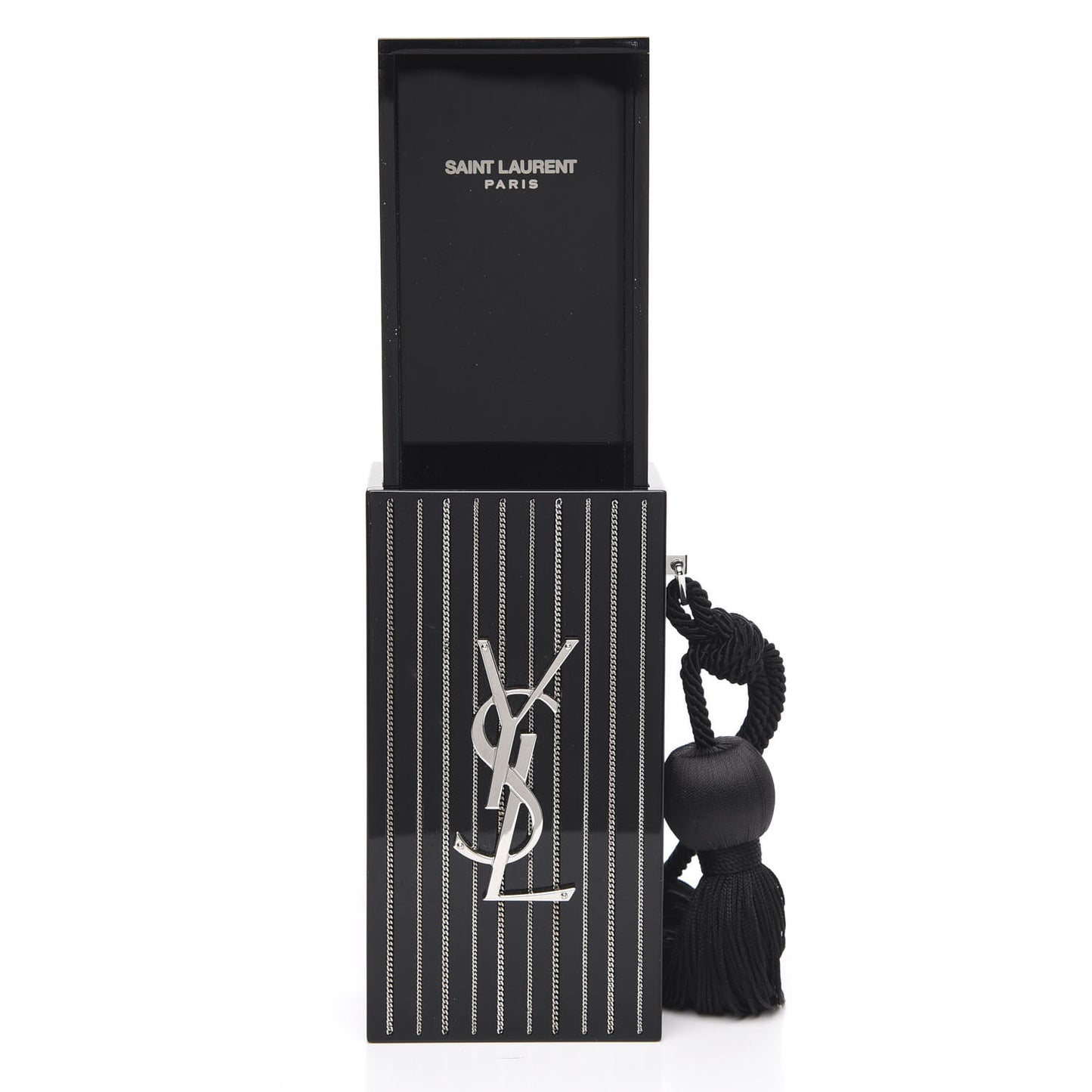 Acrylic Metal Miniadure Logo Match Box Black