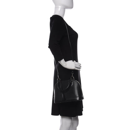 Louis Vuitton Epi Alma BB Black 2 of 9