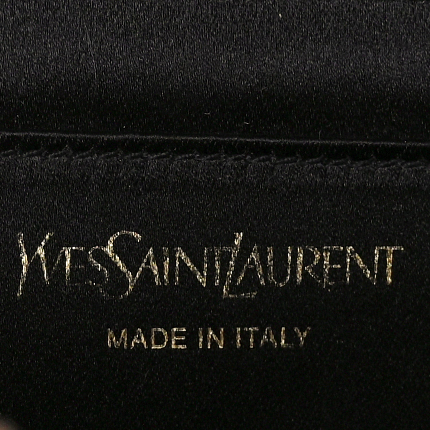 Saint Laurent Calfskin Monogram Large Belle De Jour Clutch Black 7 of 9