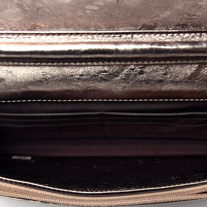 Chanel Metallic Aged Calfskin Quilted Reissue Wallet On Chain WOC Bronze 5 of 10
