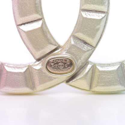 Chanel Metal Studded CC Rainbow Brooch Multicolor 4 of 5