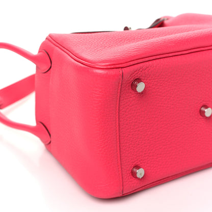 Hermes Taurillon Clemence Lindy 26 Rose Extreme 9 of 10