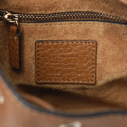 Valentino Garavani Grained Calfskin Rockstud Bucket Bag Bright Cognac 6 of 6