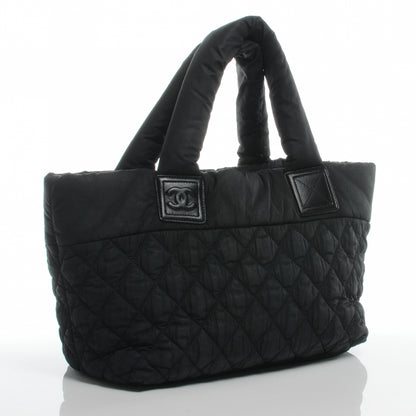 Chanel Small Nylon Coco Cocoon Tote Black 3 of 7
