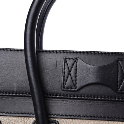 Celine Elephant Calfskin Suede Mini Tri-Color Luggage Sand 13 of 13